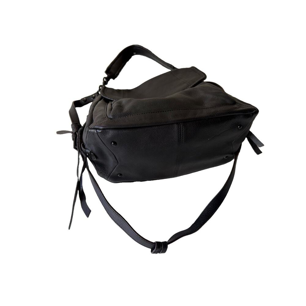 Aimee Kestenberg All For Love Black Leather Convertible Backpack Shoulder Bag - Picture 4 of 16